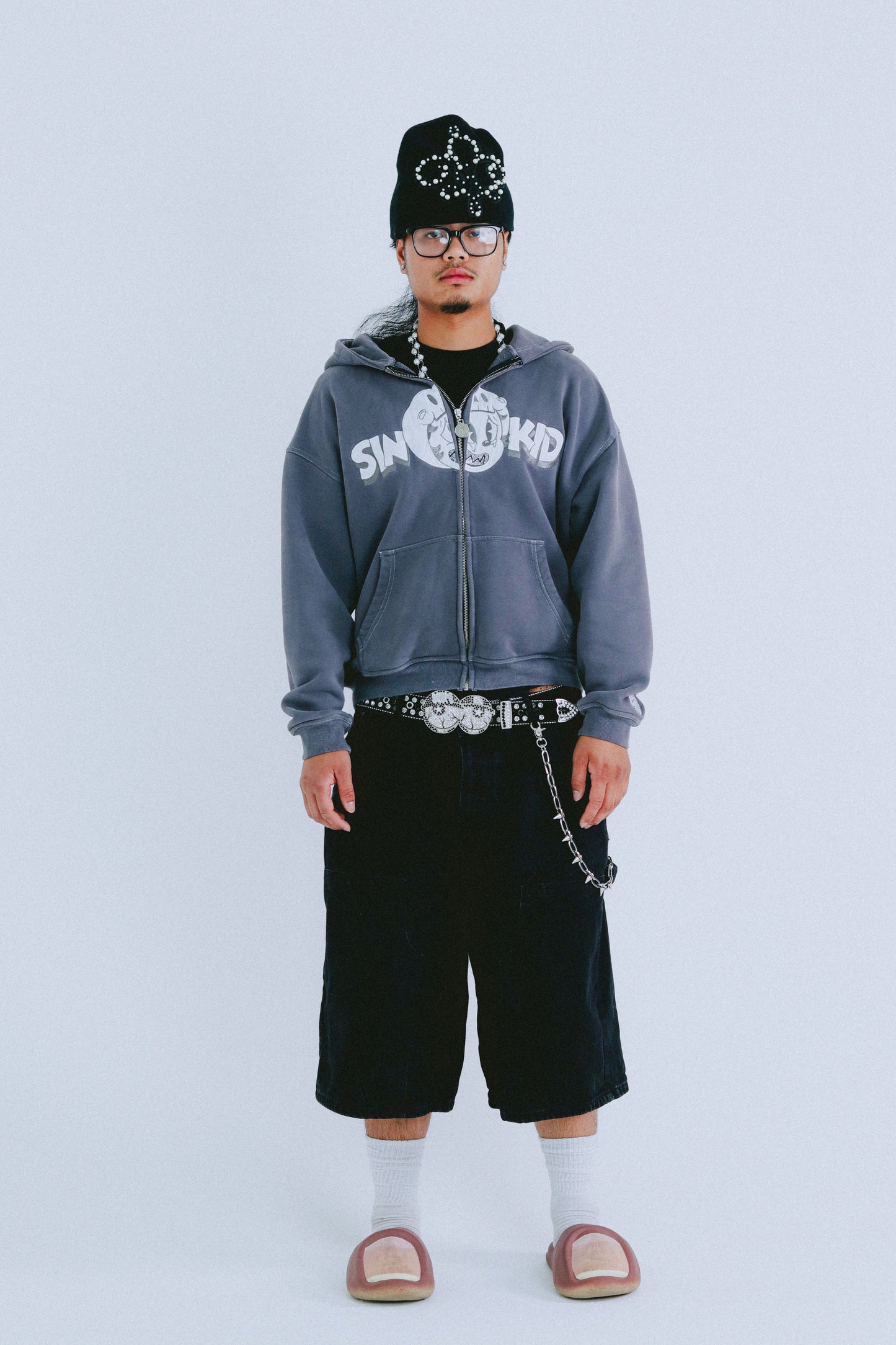GRAY SINNA ZIP UP